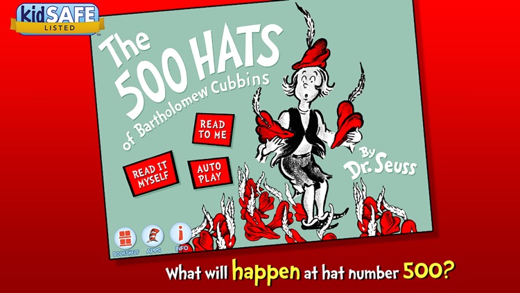 The 500 Hats of Bartholomew Cubbins - Dr. Seuss
