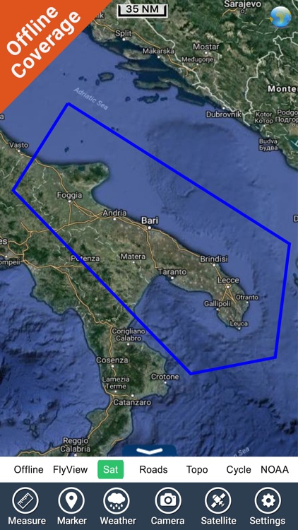 Marine: Puglia - GPS Map Navigator screenshot-4