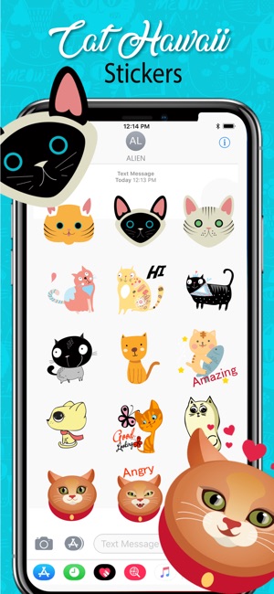 Cat Hawaii Stickers(圖2)-速報App