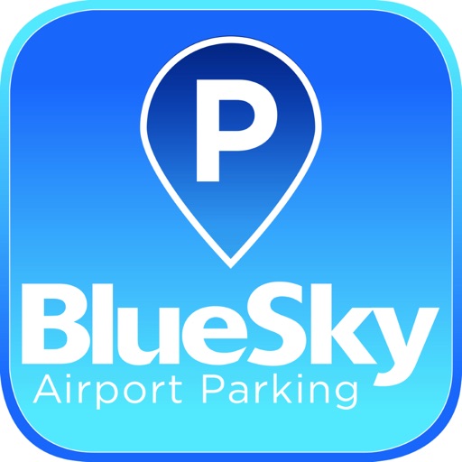 Blue Sky Airport Parking Icon