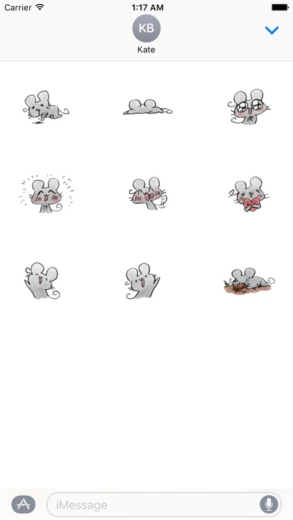 Doodle Mouse Stickers Pack