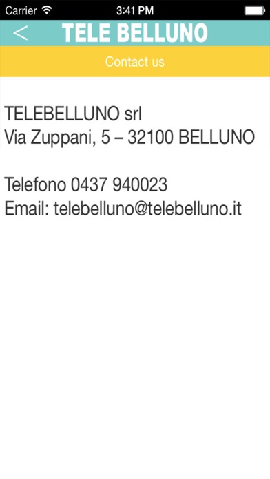 How to cancel & delete Telebelluno - dolomiti from iphone & ipad 1