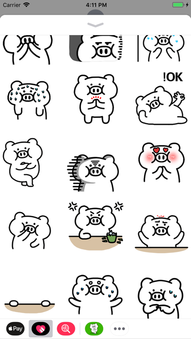 Tiny Piggy Animated Stickers screenshot 2