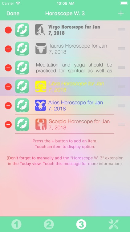 Horoscope Widget screenshot-3