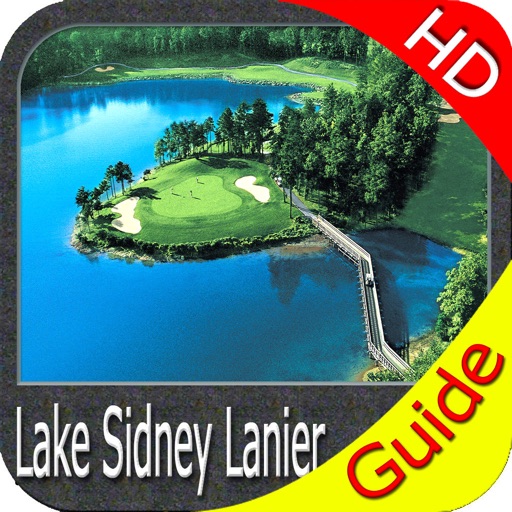 Lake Lanier GA HD Fishing Maps icon