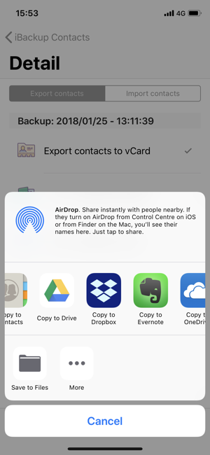 iBackup Contacts(圖3)-速報App