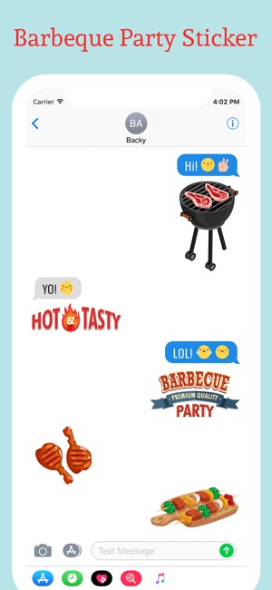 Barbeque BBQ Grill Stickers(圖3)-速報App