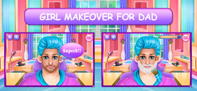 Girl Makeover for Dad