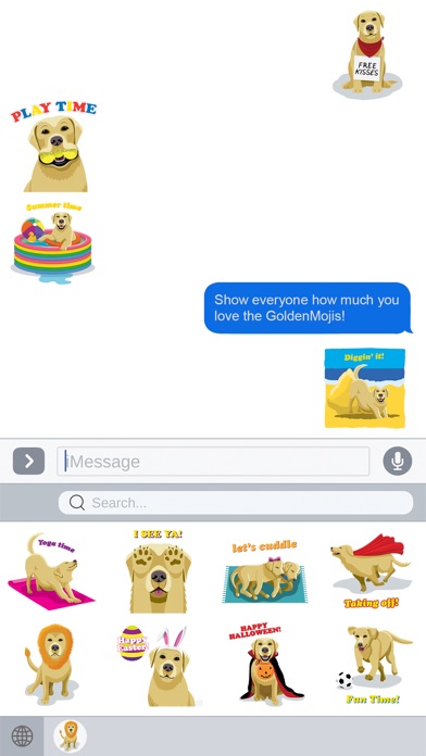 GoldenMoji Messenger screenshot 2