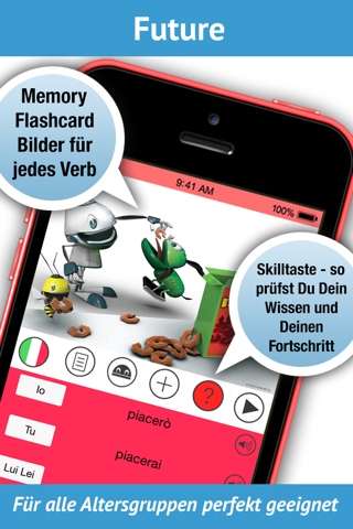 Learn Italian Verbs. LearnBots screenshot 3