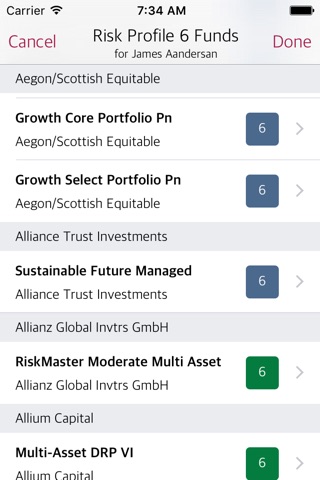 Dynamic Planner: Risk Profiler screenshot 4