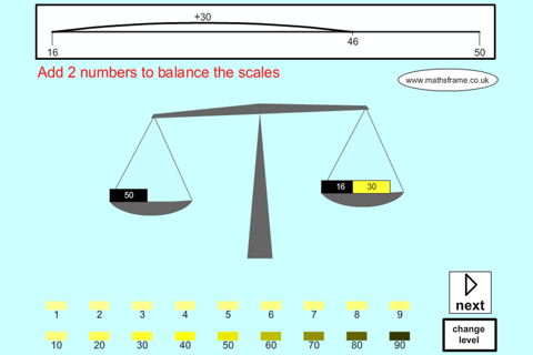 Difference unmarked numberline screenshot 3