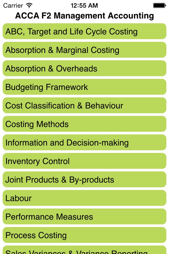 ACCA F2 Management Accounting screenshot 2