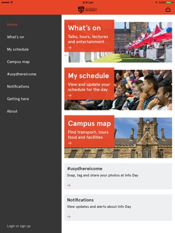 University of Sydney Info Day screenshot 2