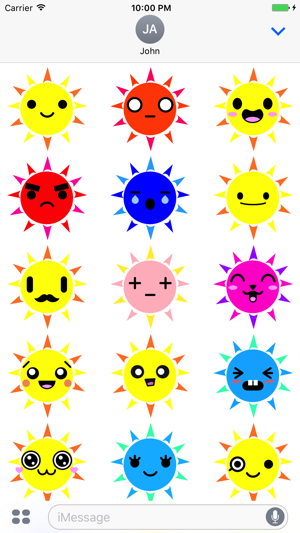 SUNEMOJI - Bright Sunny Summer Emojis(圖2)-速報App