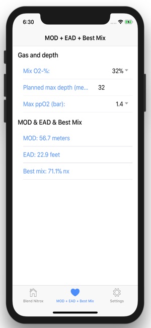 TKL Nitrox Calculator(圖2)-速報App