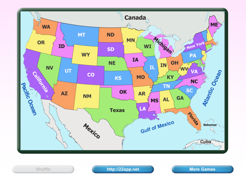 United States Puzzle - náhled