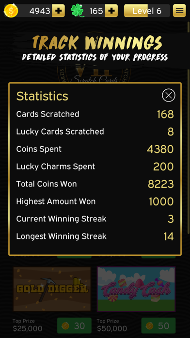 VIP Scratch Cards screenshot 4