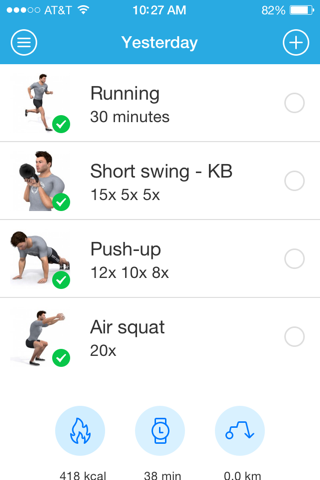 iDailyWorkOut screenshot 2