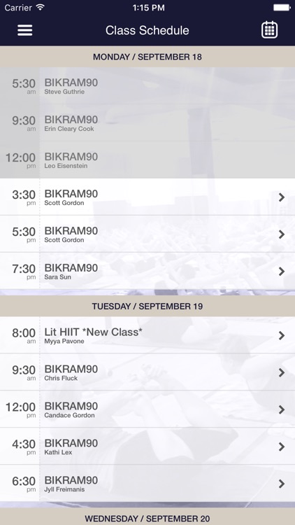 Bikram Yoga Main Line