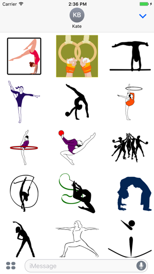 Gymnastics Stickers - Fun!(圖3)-速報App