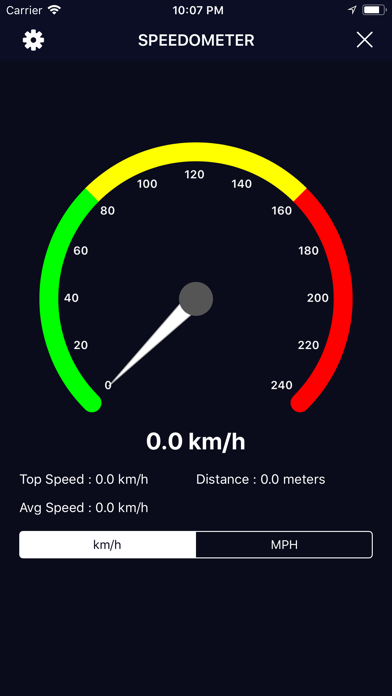 SpeedoMeter - GPS based Speed screenshot 2