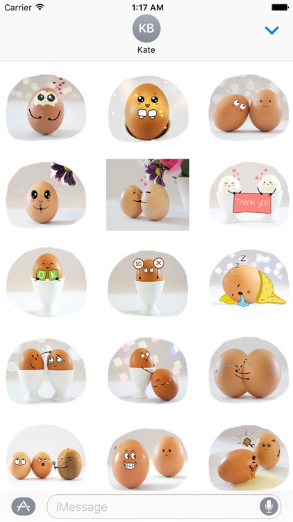 Story of Cute Eggs Sticker