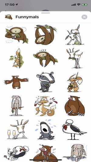 Funnymals Stickers