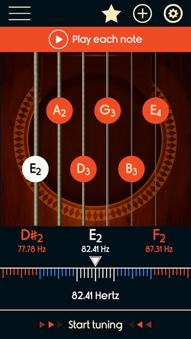 Guitar Tuner Master screenshot 2