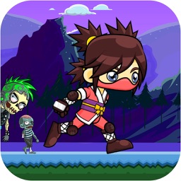 Ninja Girl VS Zombie