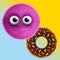 Tap to move the donut, and avoid being touched by the moving hungry monsters