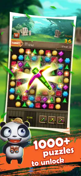 Game screenshot jewels panda apk