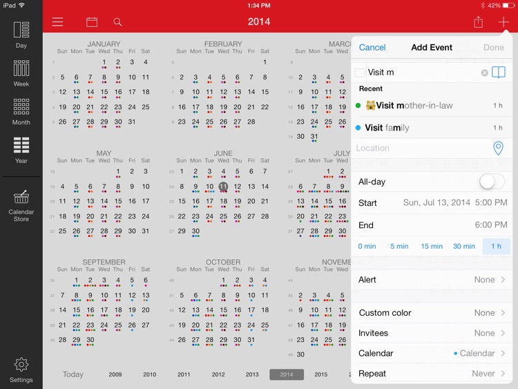 Week Calendar for iPad screenshot-3