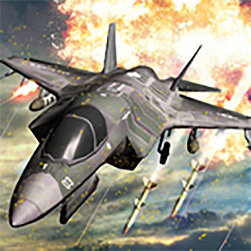 F35 Jet Fighter Dogfight Chase Icon
