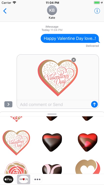 Valentin Love Romantic Sticker