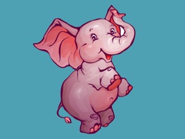 Watercolor Animals sticker pack for iOS