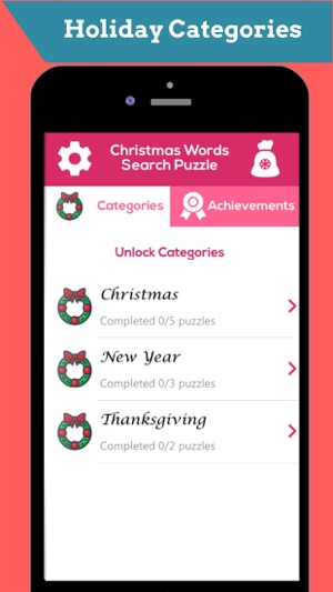 Christmas Words Search Puzzle(圖2)-速報App