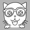 Nerdy Kitty: Cool Cat Stickers