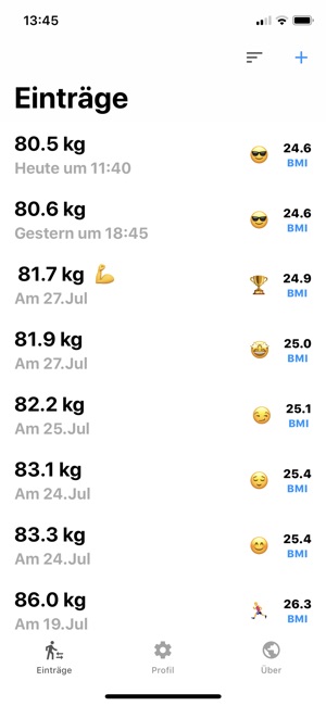 SimpleWeightLogger