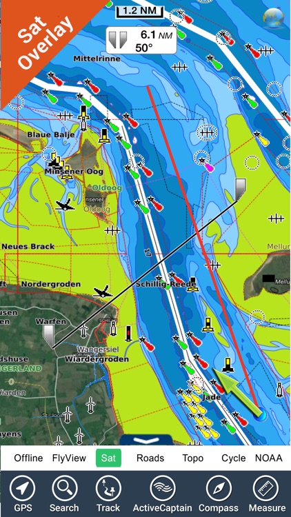 Marine: Germany West - GPS Map Navigator