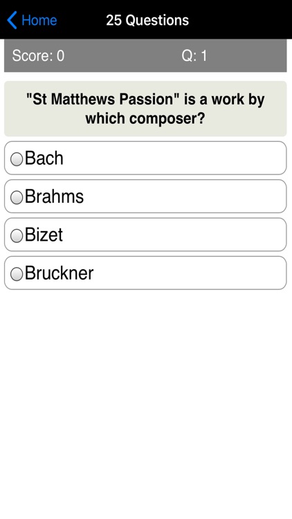 Classical Music Revision Quiz