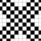 A Crossdot puzzle starts as a grid of empty cells