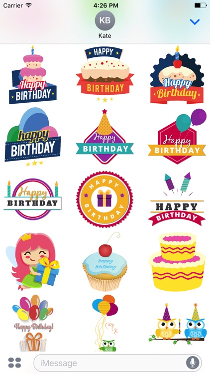 Happy Birthday's - Stickers Pack