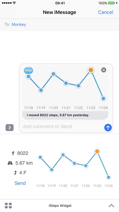 iSteps Widget screenshot1