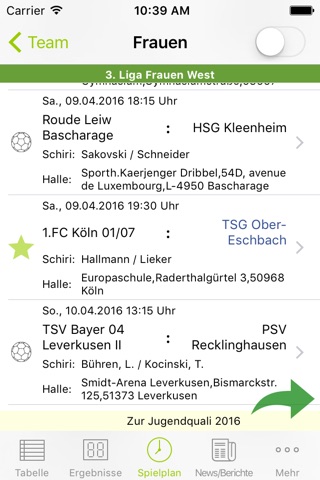 TSG Ober-Eschbach Handball screenshot 2