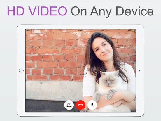 Video Chat for Facebook Friends, Free Video Calling App for iPhone, iPod, iPad and online chat - VideoCalls.io screenshot