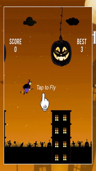 Halloween Sky Witch screenshot 2