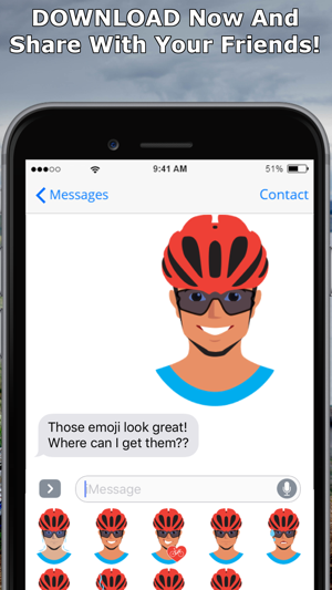 CyclEmoji - Cycling Emojis(圖5)-速報App