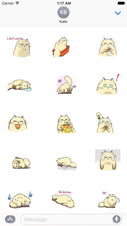 Catmoji - Cute Persian Cat Emoji Sticker