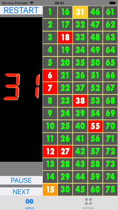 Bingo callout screenshot 2
